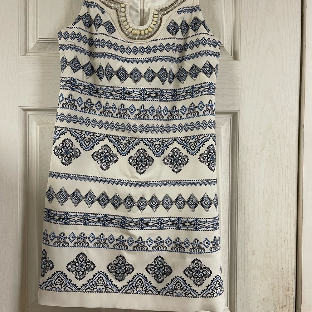 White House Black Market Elegant White Dress